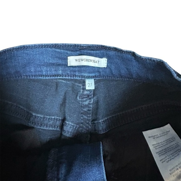 WeWoreWhat Classic Blue Women's Skinny Jeans | Straight Pants| We Wore What | 27 - Picture 4 of 4